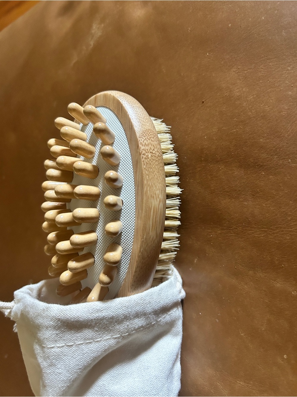 NEW TheraBrush With Copper Bristles - LONG HANDLE Vegan List Price $57.00 - Picture 7 of 10